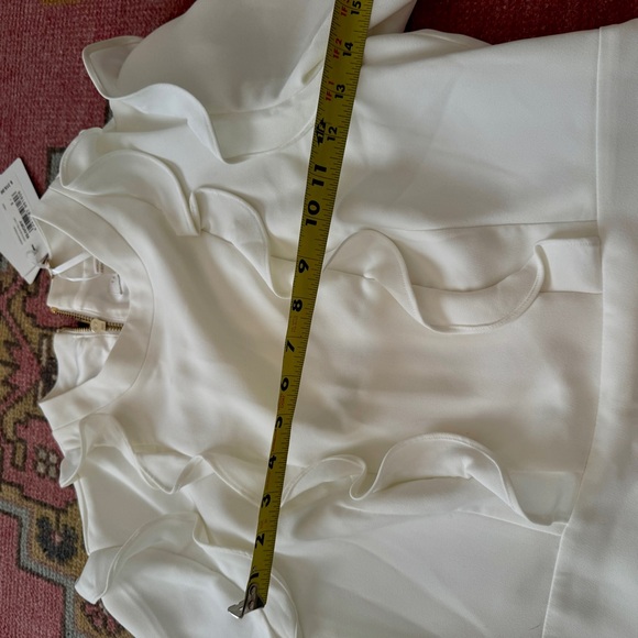 Ted Baker Fashal Long Sleeve A-Line White Dress SZ 3 NWT Perfect for holidays - Picture 11 of 12